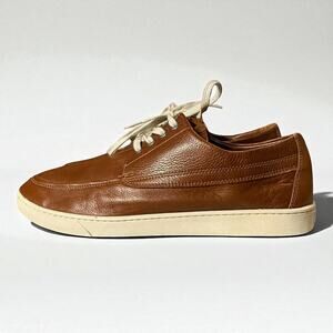 Flag Ltd. Dress Sneakers Mens Brown Leather Lace Up Casual Shoes Size 10.5 M